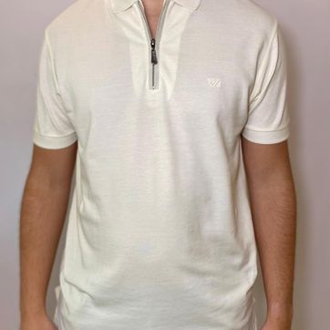 POLO CON CIERRE VELEZ - BEIGE - imagen 1