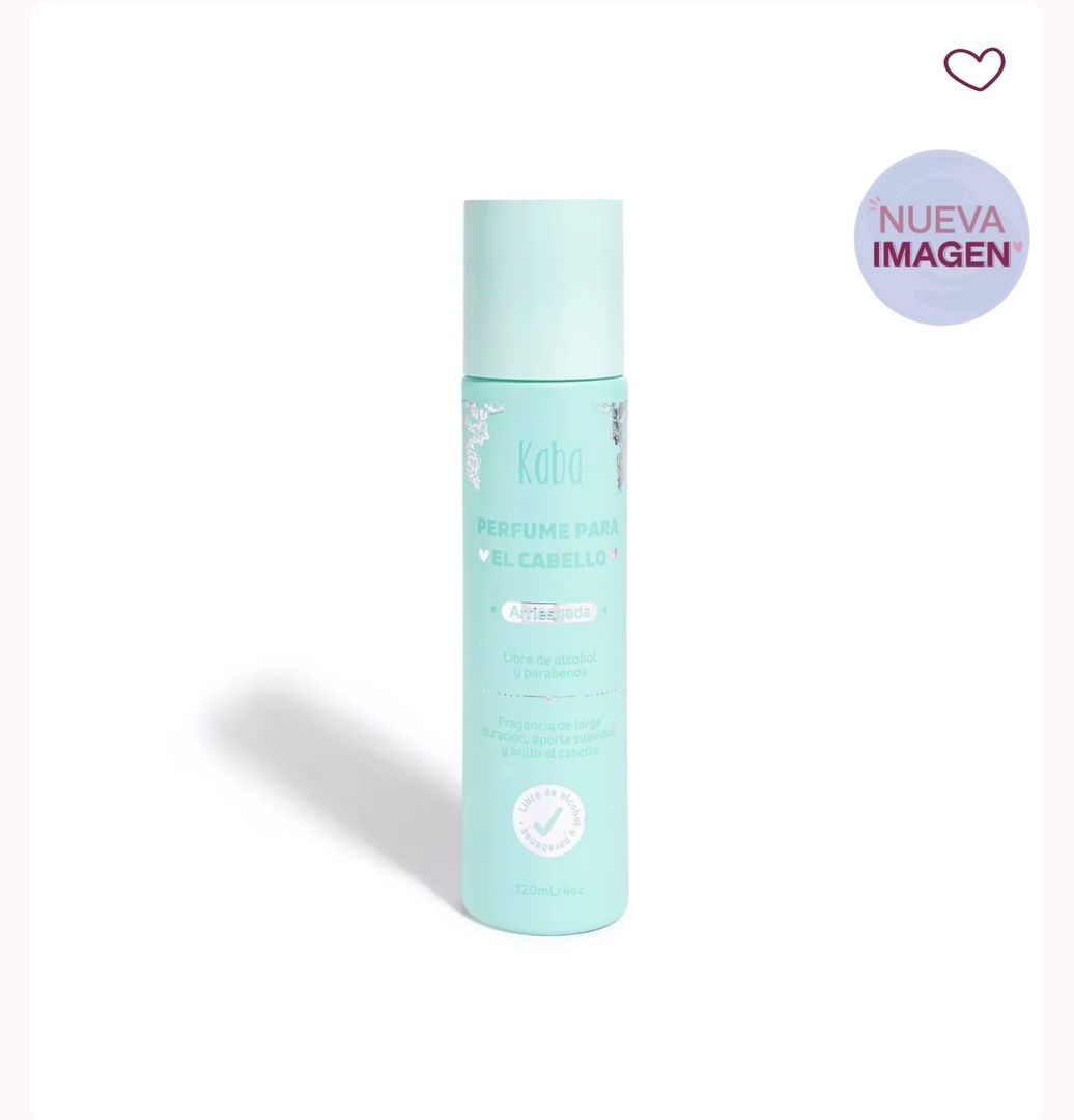 Perfume capilar arriesgada