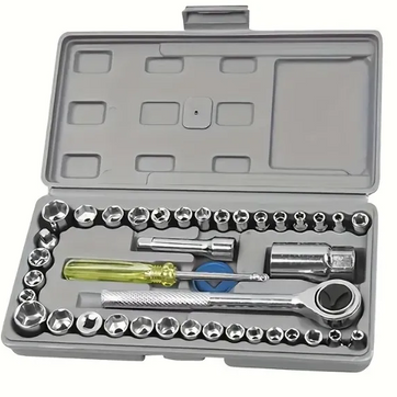 SET COMBINADO COPAS DE HERRAMIENTA RACHET 40 PIEZAS - imagen 1