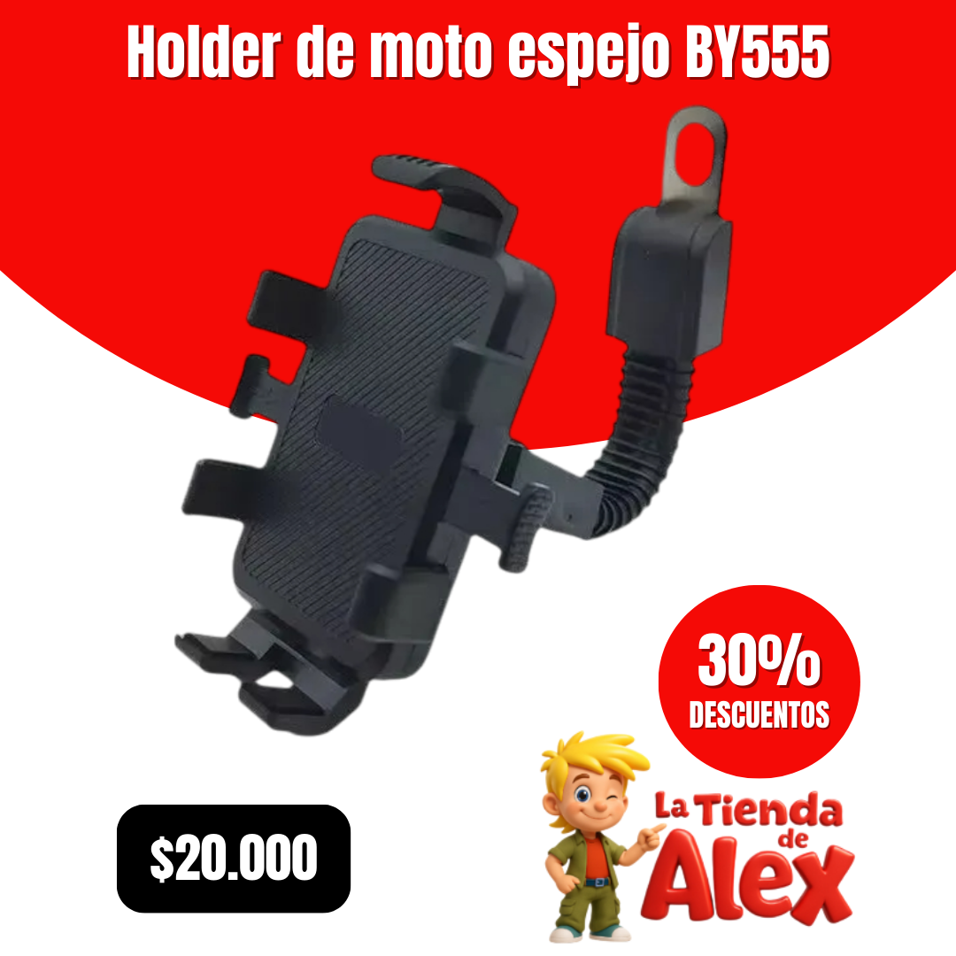 Holder de moto espejo BY555