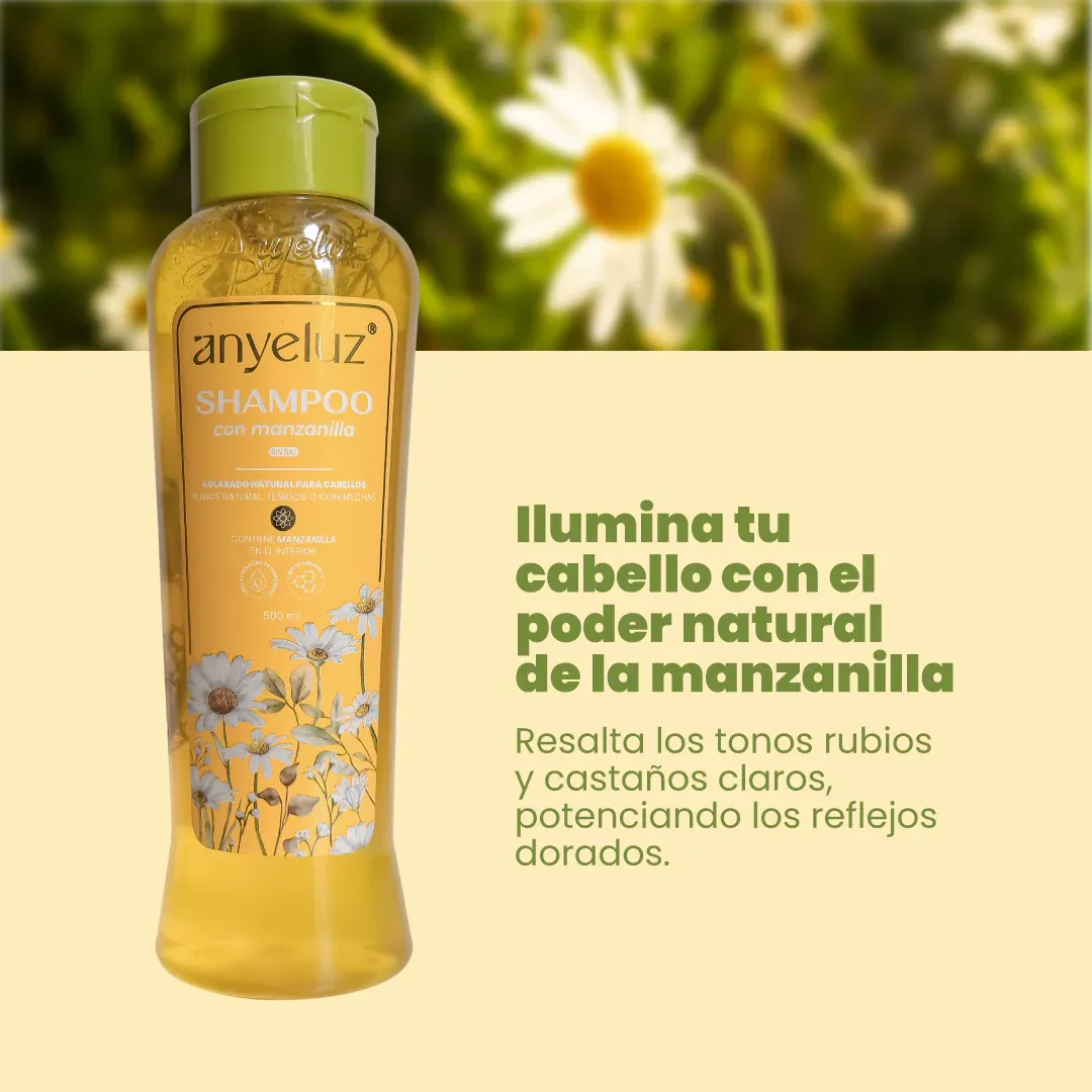 SHAMPOO CON MANZANILLA 500ml