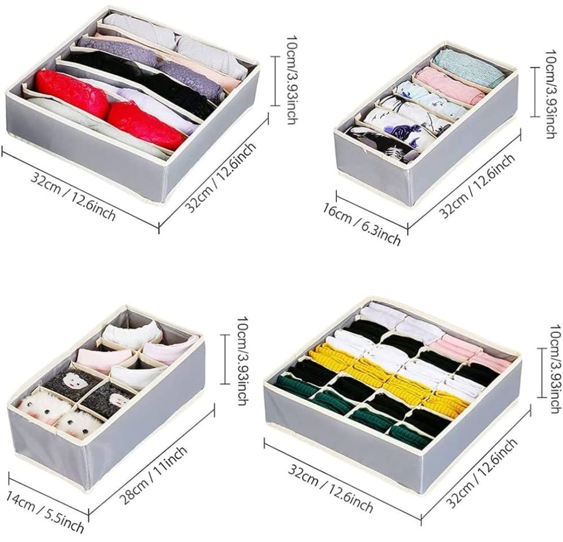 Organizador de ropa interior x4