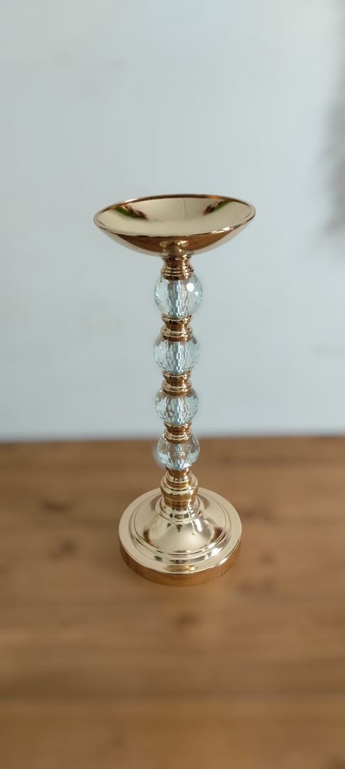 CENTROS DE MESA DORADOS