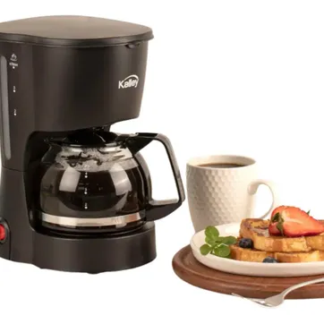 CAFETERA KALLEY 4 TAZAS NEGRA - imagen 1