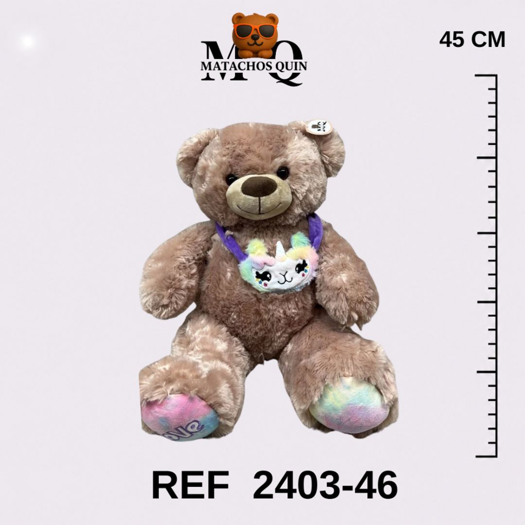 OSO SURTIDO CON BOLSITO DE UNICORNIO