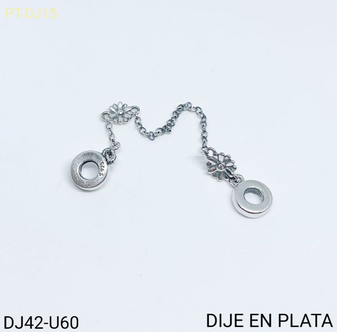 Charm pandora separador con cadena 