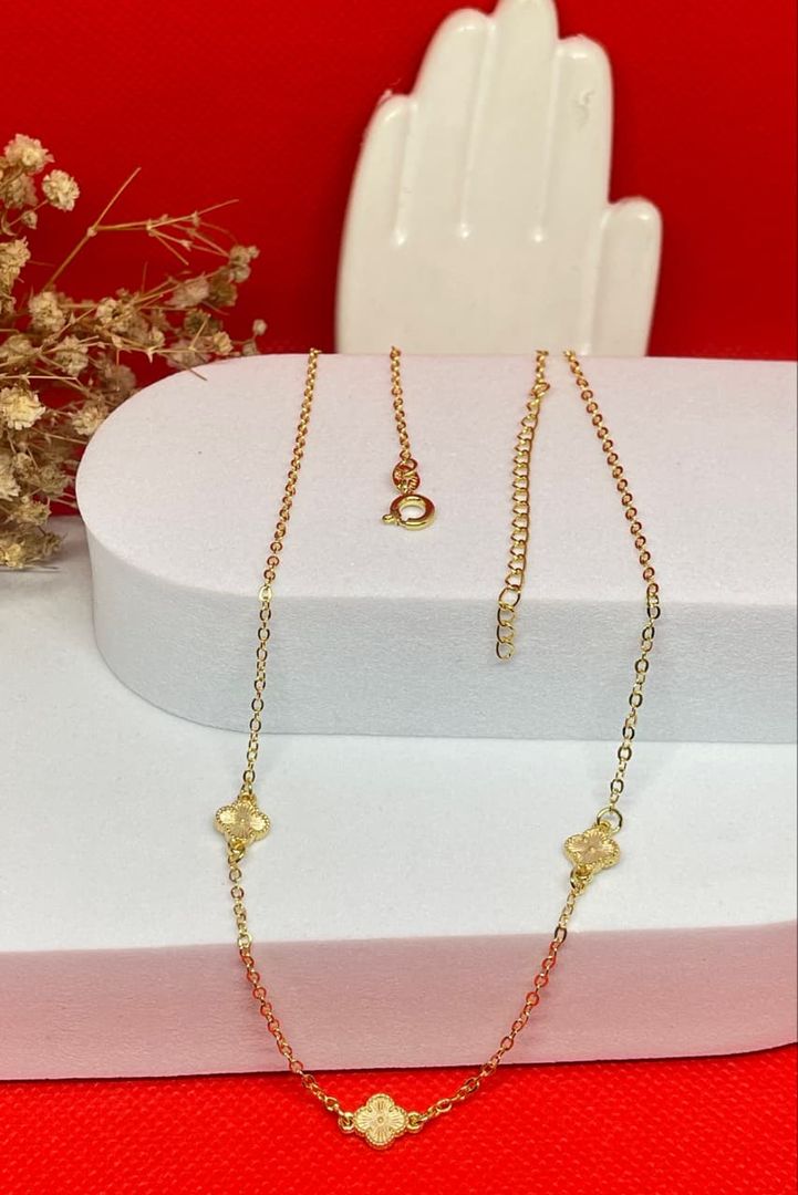 Cadena van cleef diamantada 47cm