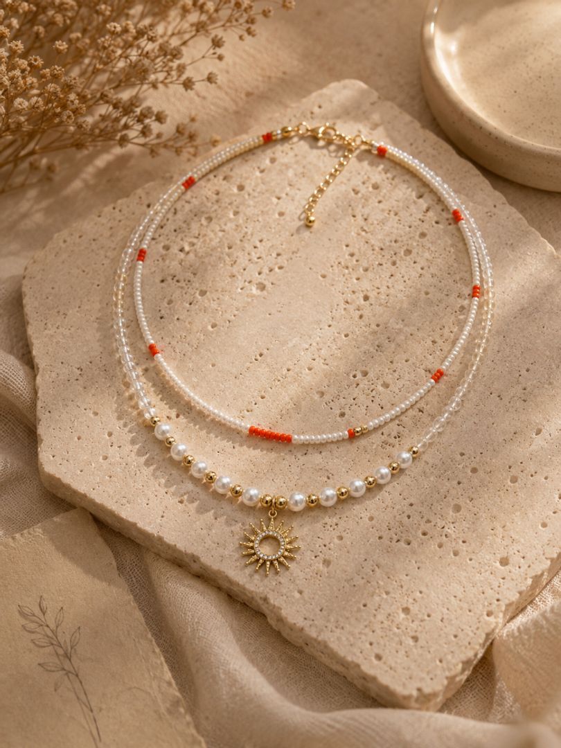 Collar Tejido Mostacilla