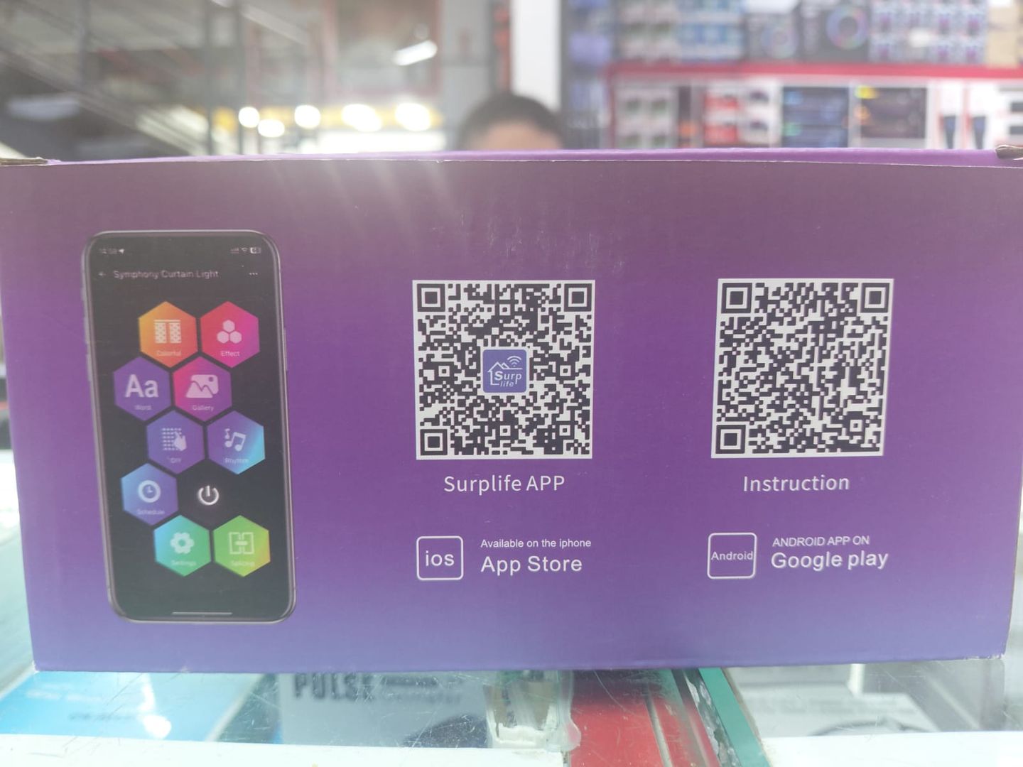 LUCES DE NAVIDAD INTELIGENTE 1 METRO 20 CUERDAS COLGANTES