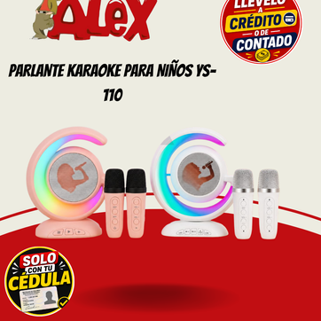 Imagen del producto PARLANTE KARAOKE PARA NIÑOS YS-110