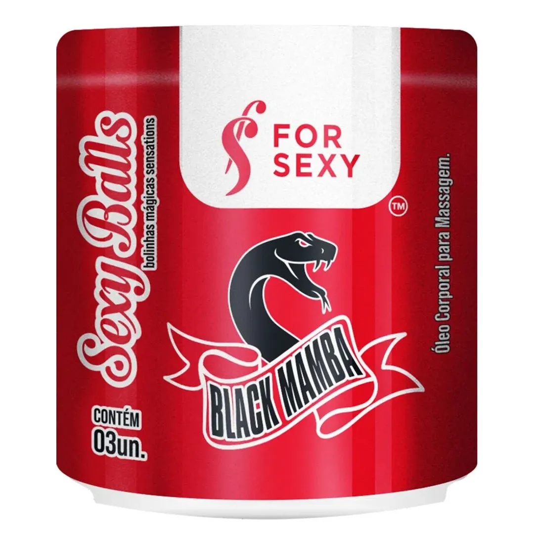 PERLAS CALIENTES SEXY BALLS BLCK MAMBA 