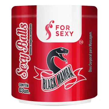 Imagen del producto PERLAS CALIENTES SEXY BALLS BLCK MAMBA 