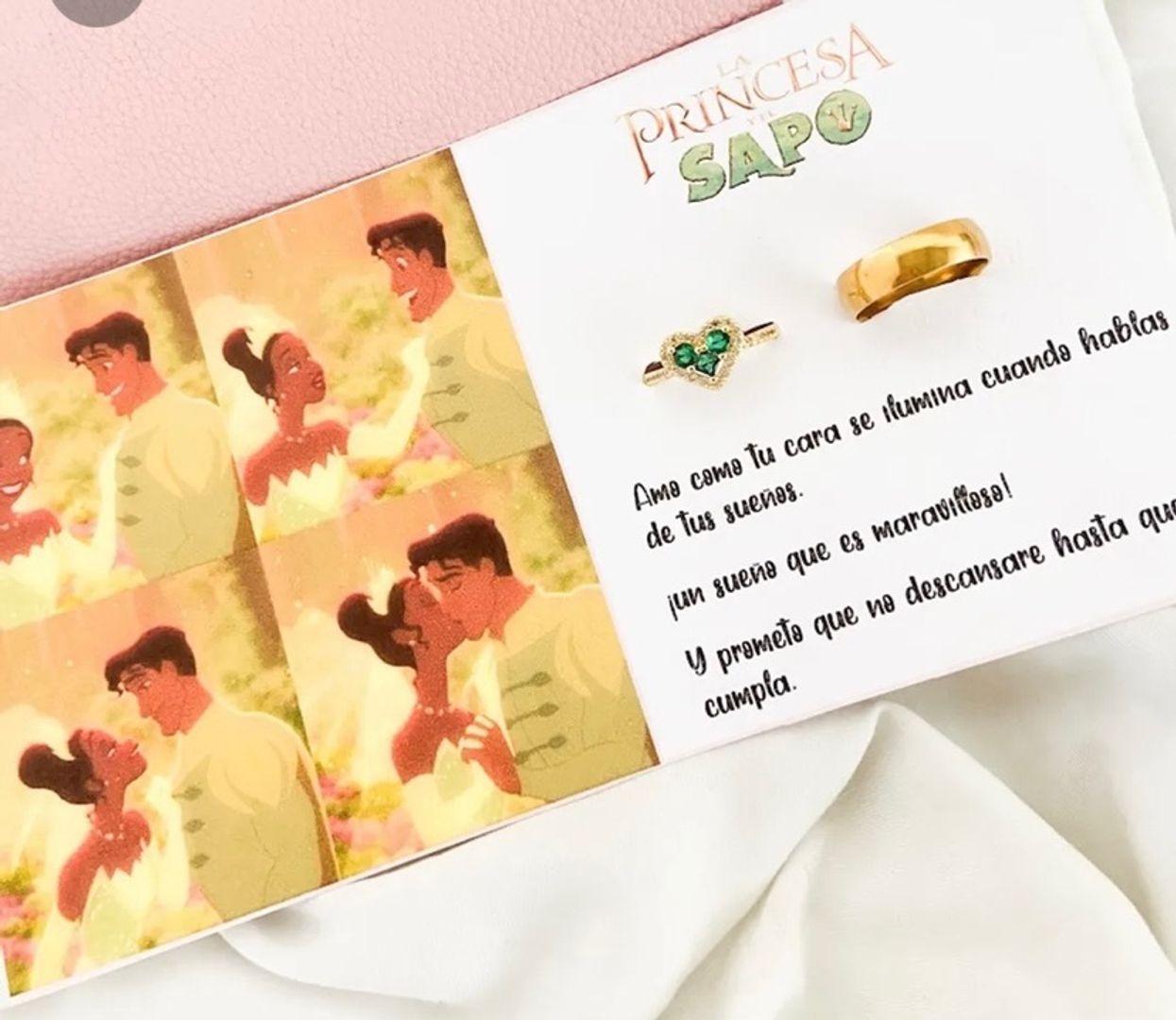 ANILLOS PAREJA TIANA CORAZÓN 