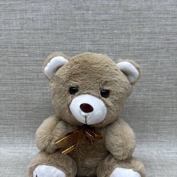 Imagen del producto Oso cafe claro con cinta de 20 cm 