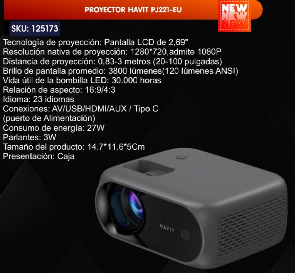 PROYECTOR HAVIT 