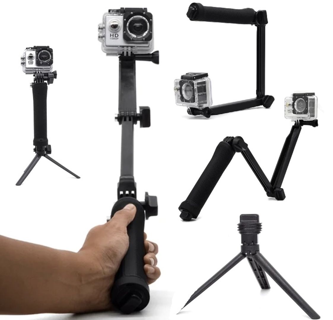 Monopod GoPro 3 en 1 trípode B531