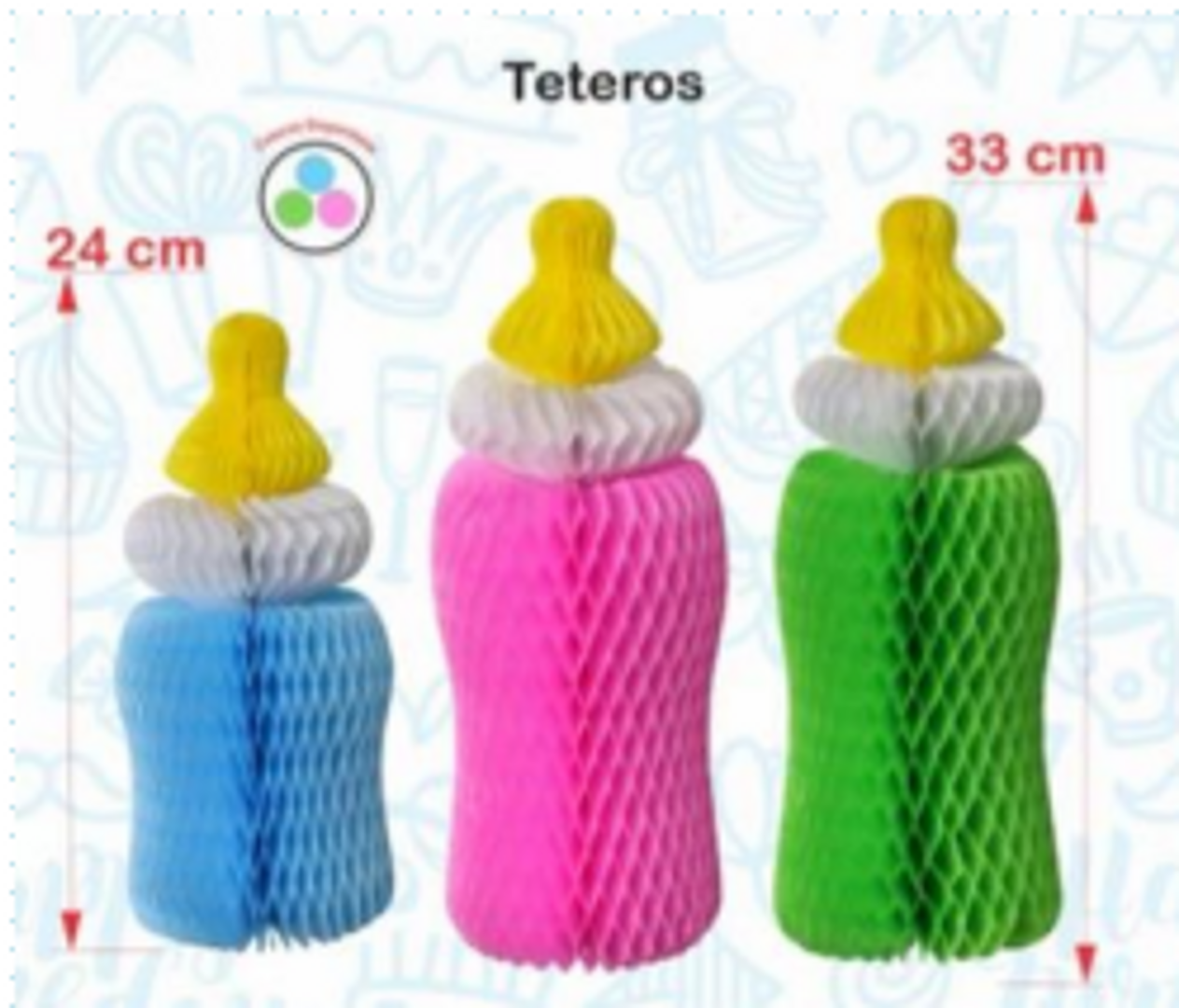 TETERO PLEGABLE PEQUEÑO 24 CM 