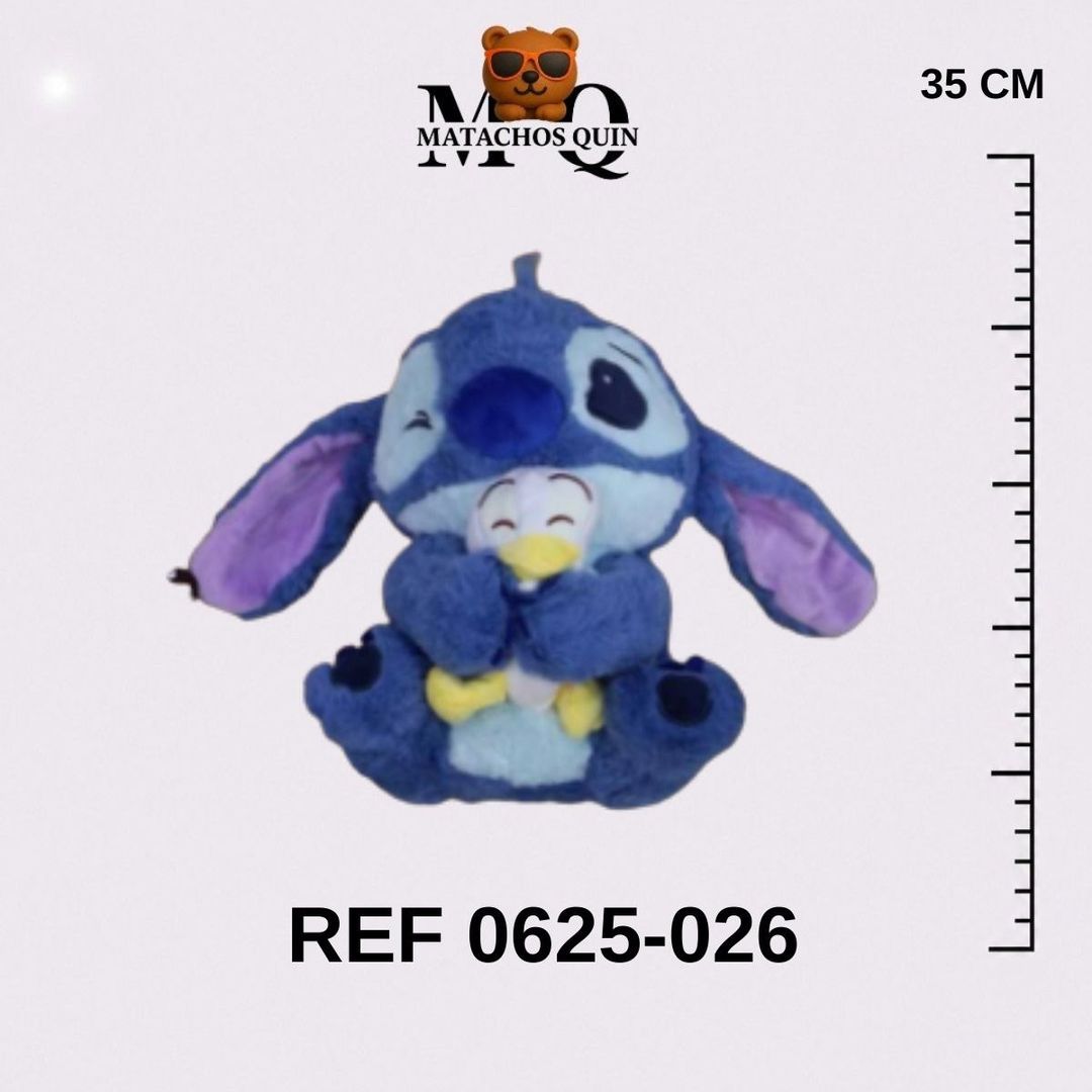 STITCH GUIÑO Y PATO