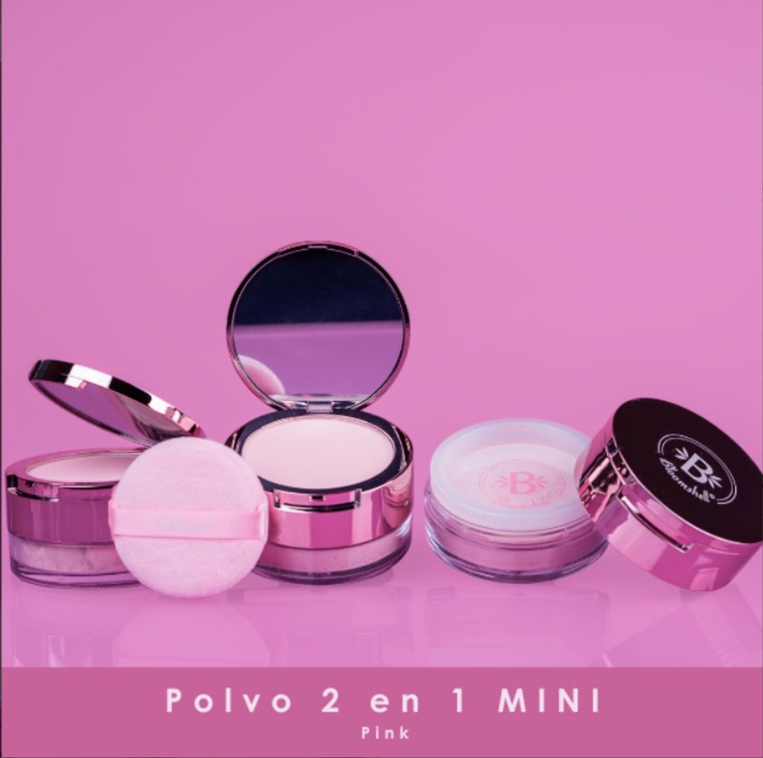 Polvo suelto translucent 2 en 1 mini 