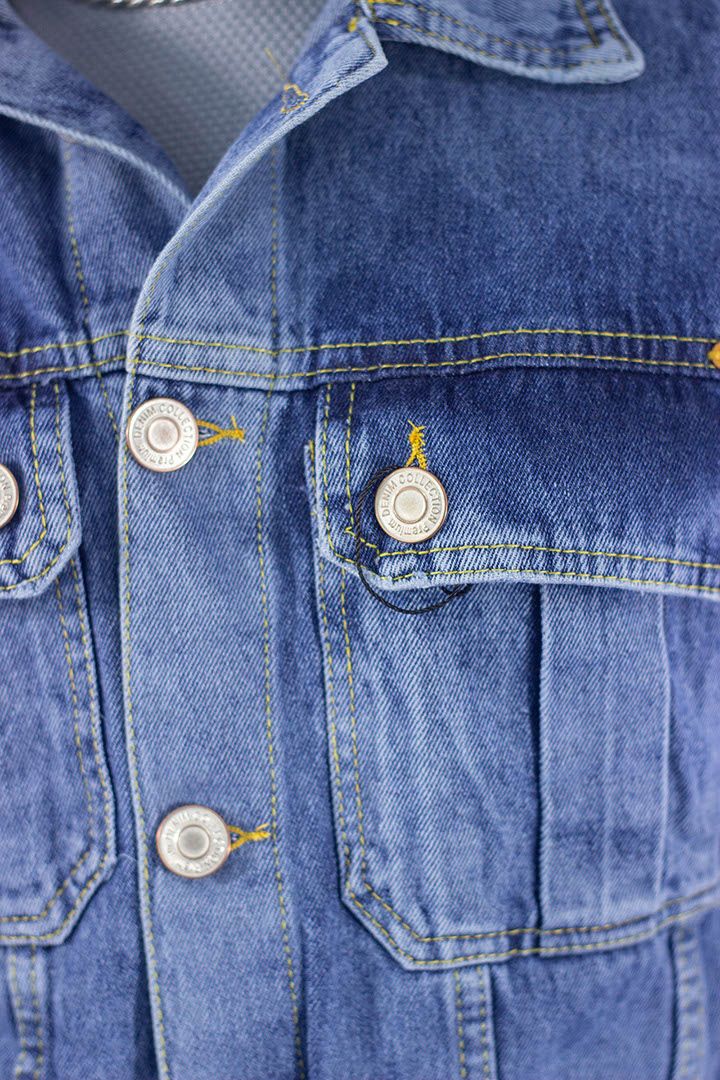 CHAQUETA OVERSIZE AZUL 