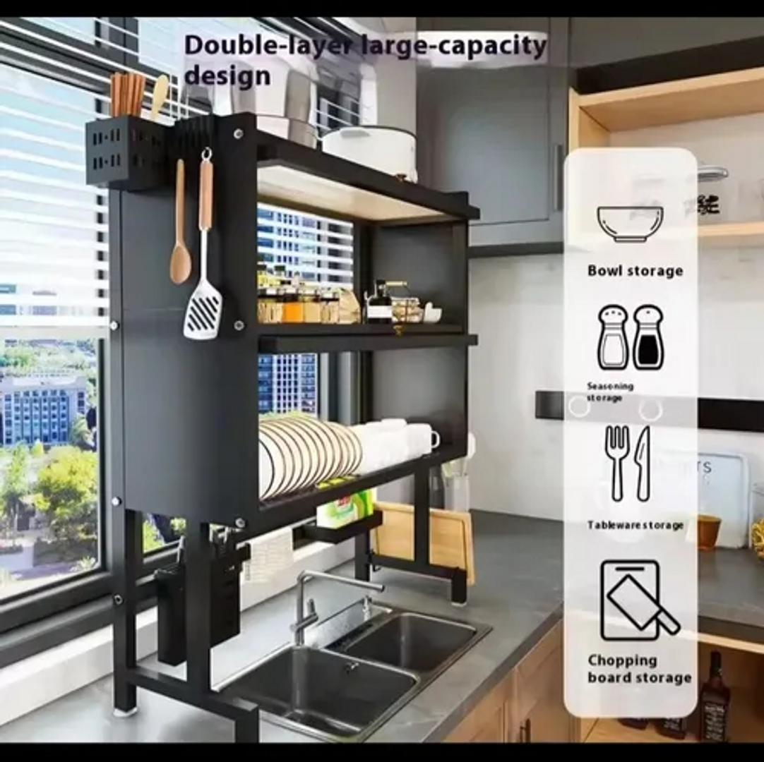 PLATERO ESCURRIDOR 2 GABINETES DE 65CM DE LUJO