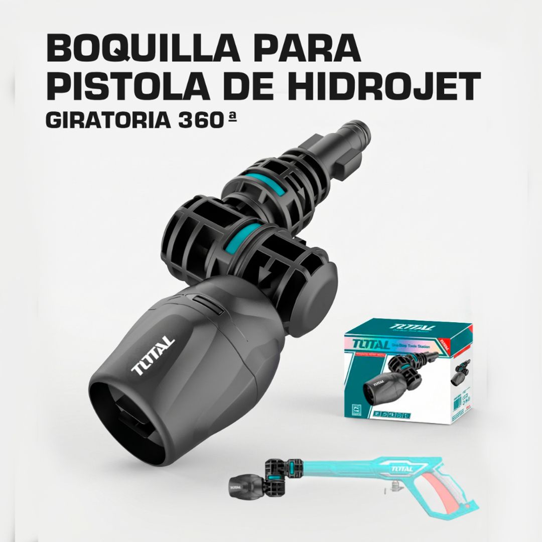 BOQUILLA PARA PISTOLA DE HIDROJET GIRATORIA 360ª 