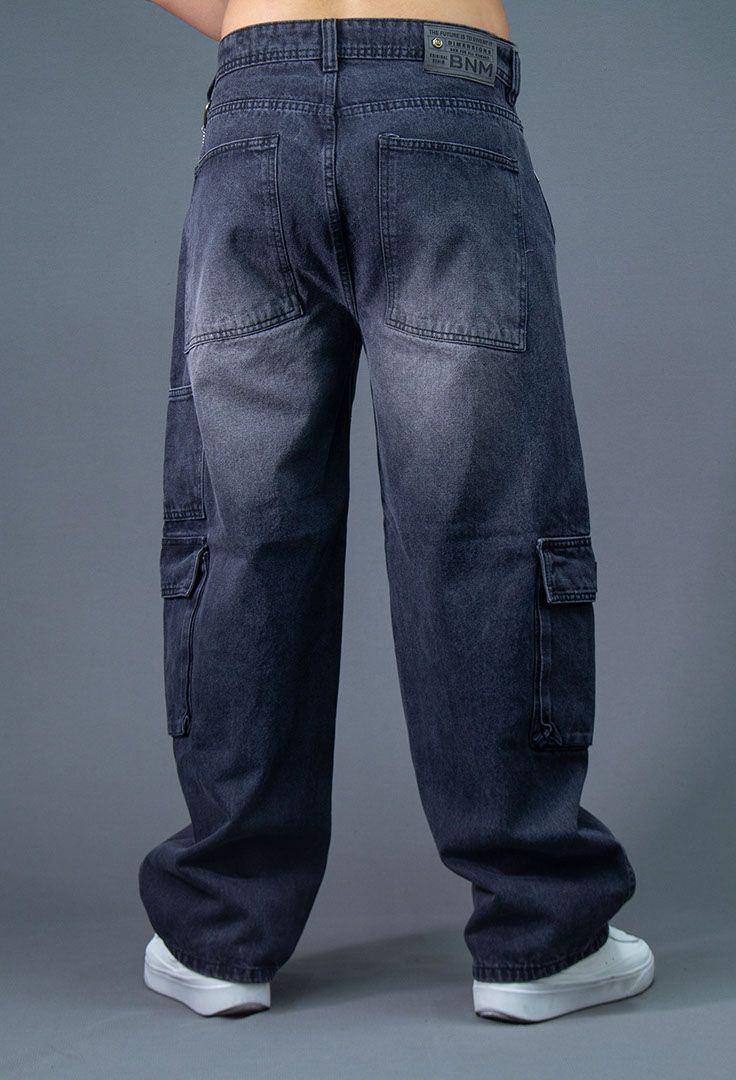 JEANS BAGGY CARGO NG-GRIS