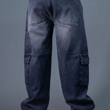 JEANS BAGGY CARGO NG-GRIS - imagen 4