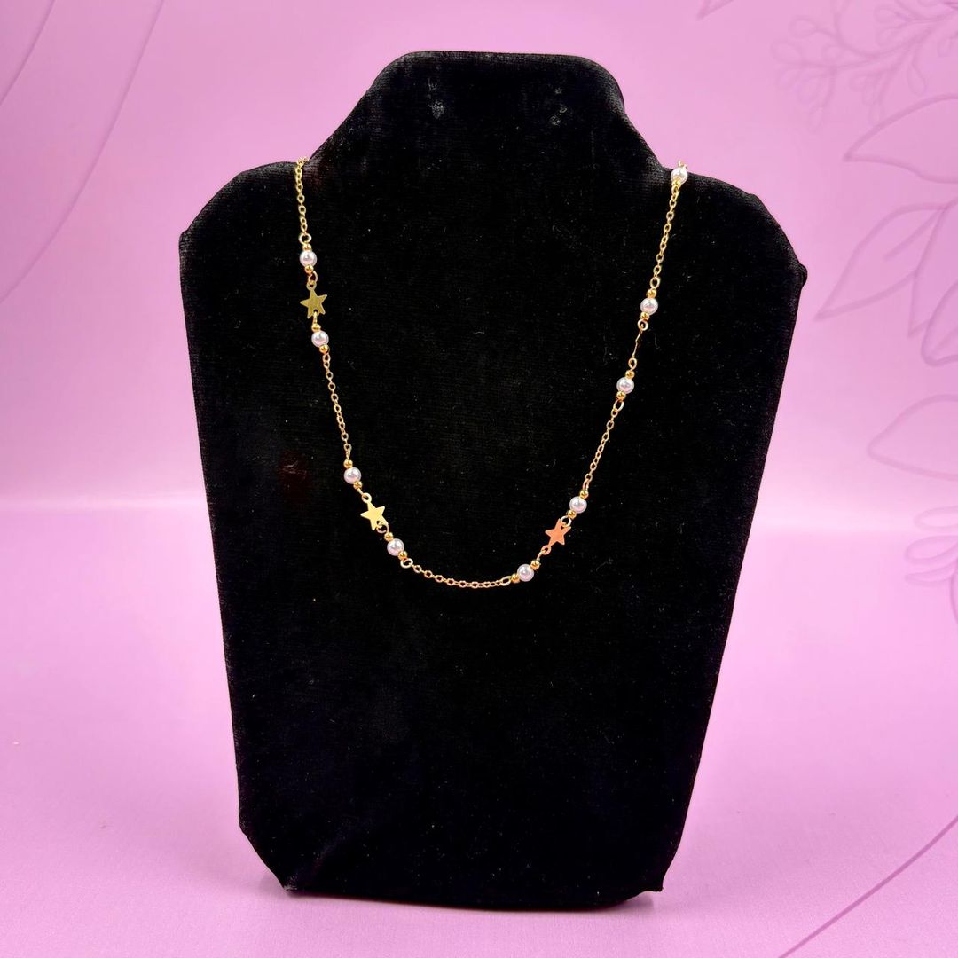 GARGANTILLA EN CADENA ESTRELLAS