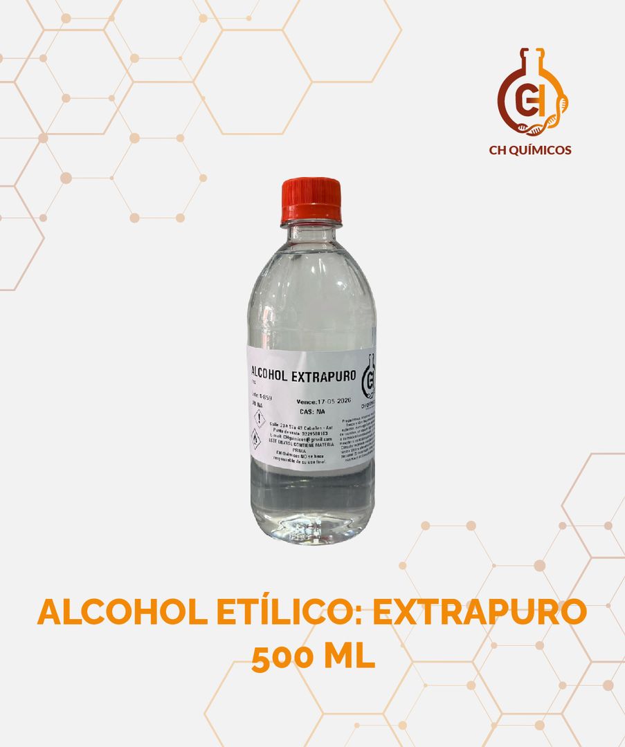 ALCOHOL ETÍLICO: EXTRAPURO USP