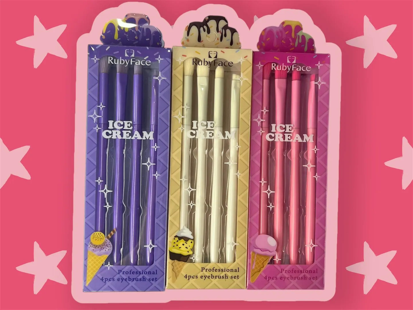 Set de brochas para ojos de Ruby Face