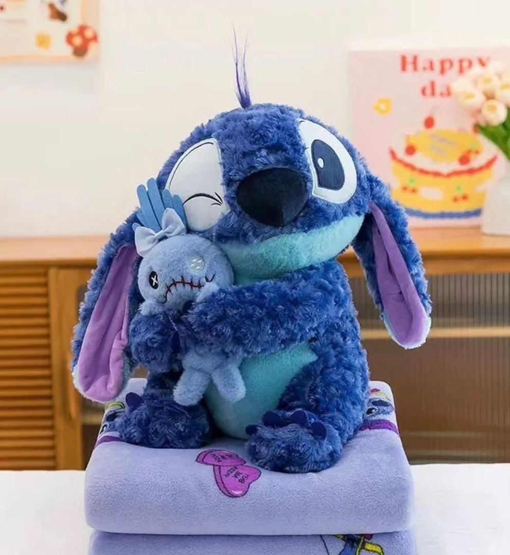 Peluche con cobija Stitch 