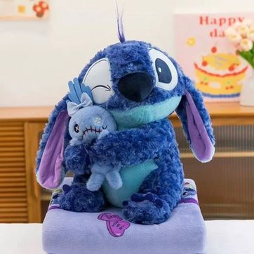 Imagen del producto Peluche con cobija Stitch 