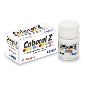 Imagen del producto COBORAL Z GRAGEA DIS X 30 TAB