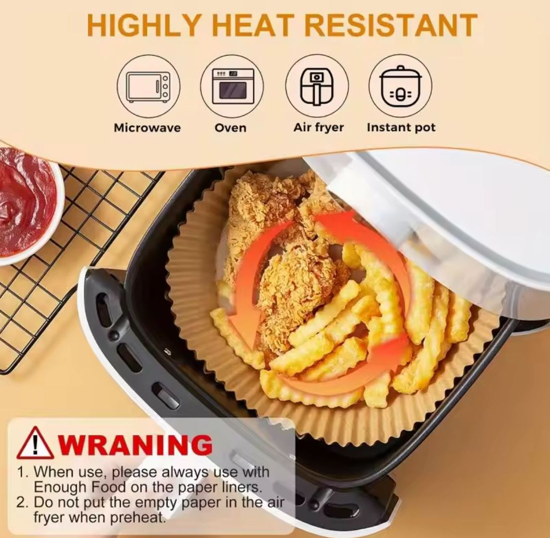 Papel antiadherente air fryer