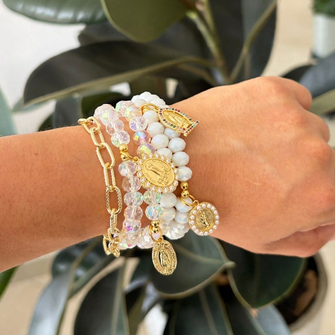 Denario Pulsera blanco