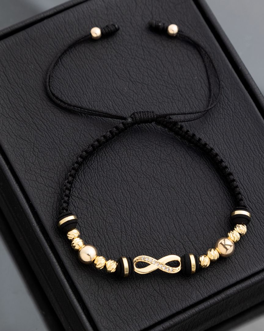 Manilla infinito con balín personalizado 