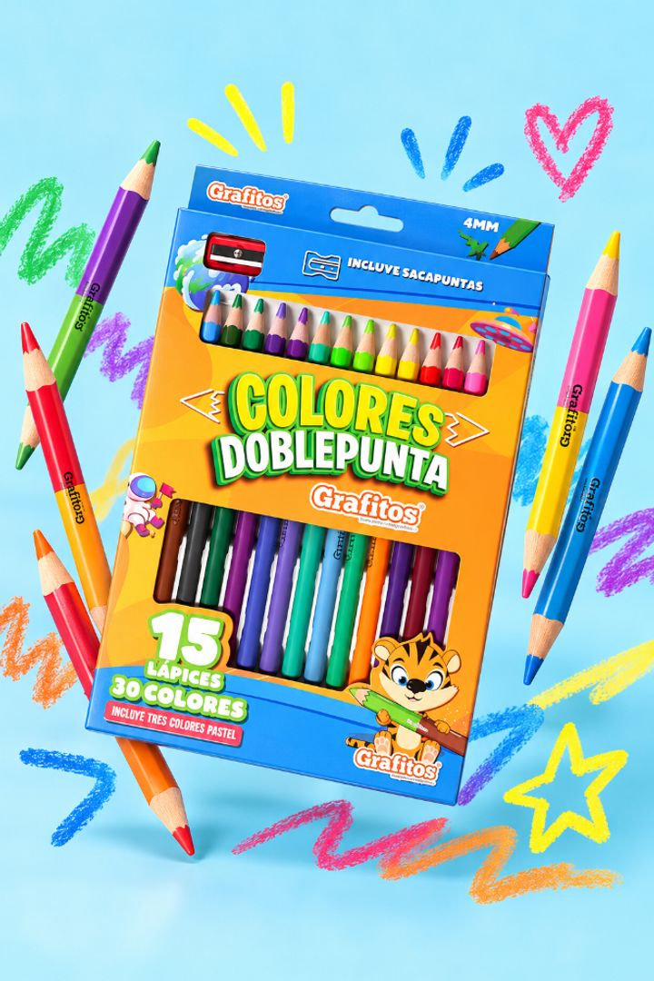 Colores doble punta x30