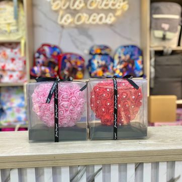 CORAZÓN DE ROSAS DECORATIVO  - imagen 1