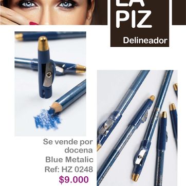Imagen del producto HZ0248 Lapiz Delineador Blue Metalic