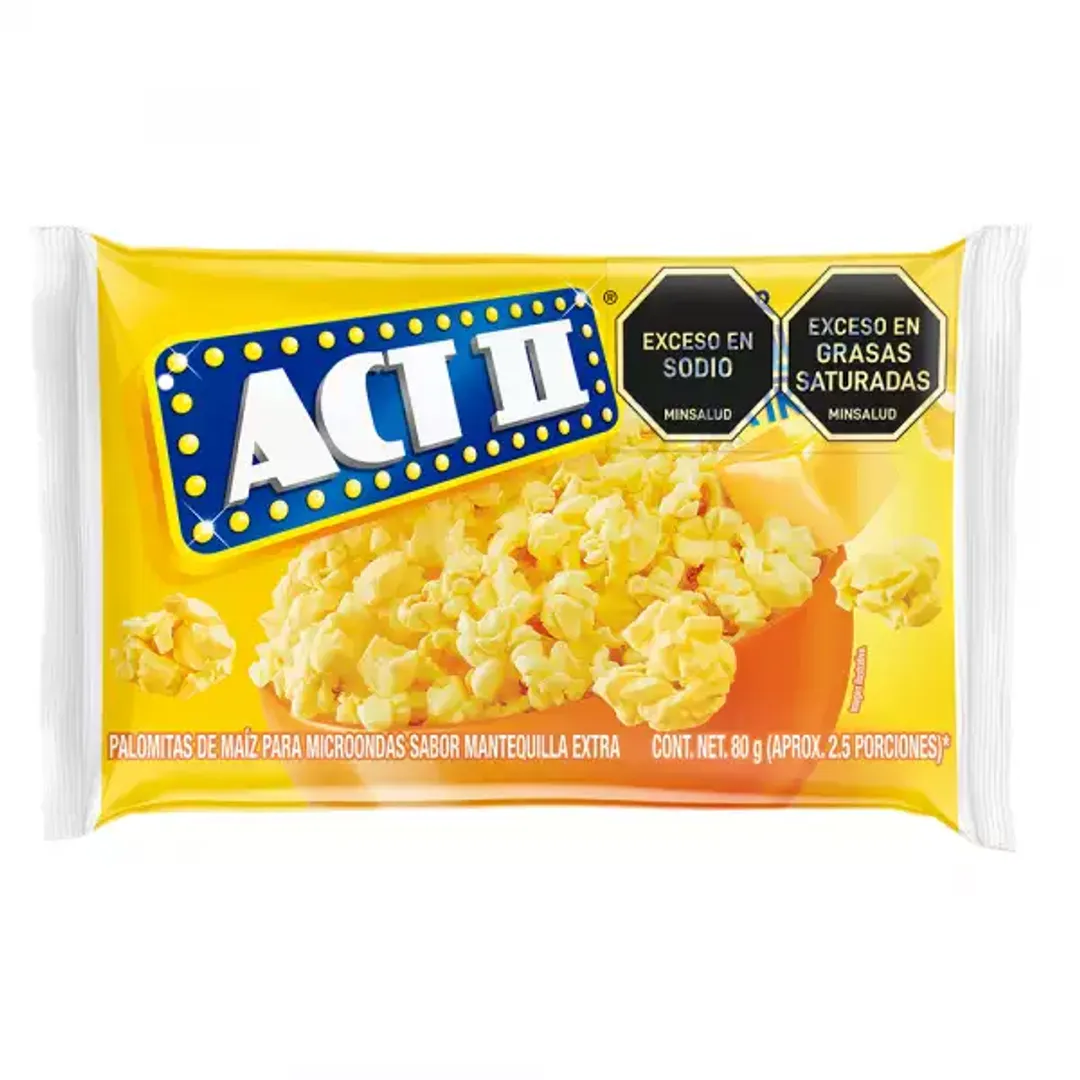 PALOMITAS EXTRA MANTEQUILLA ACT II*80G