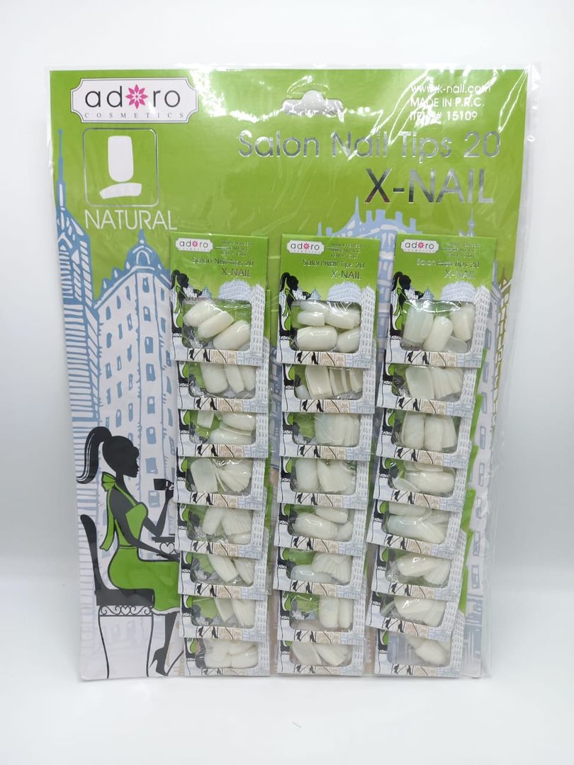 cartón uñas postizas  