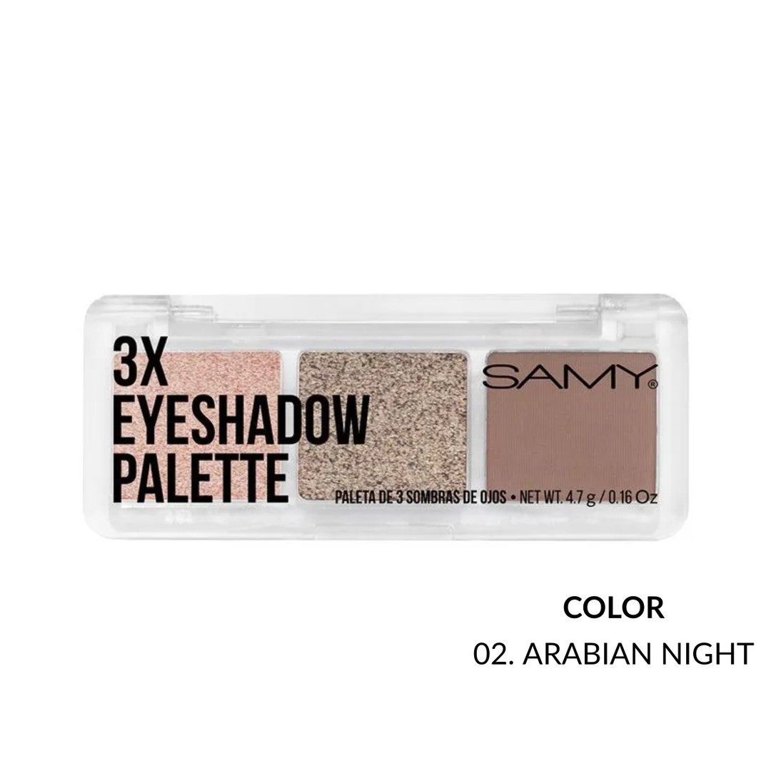 PALETA DE SOMBRAS X 3 SAMY