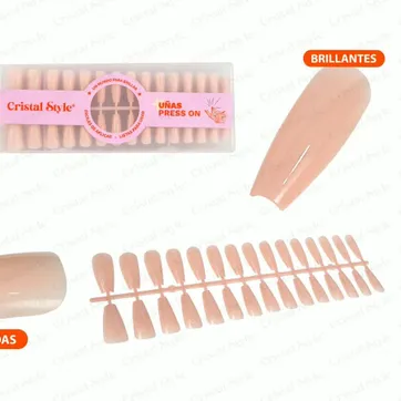 Uñas Press On Coffin × 300Pcs - imagen 1