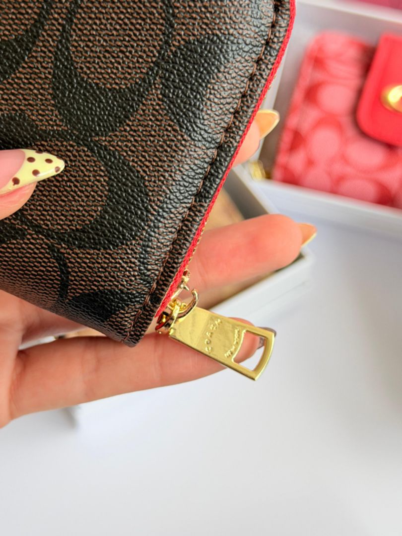 BILLETERA CH 4524 ROSA/ROJO