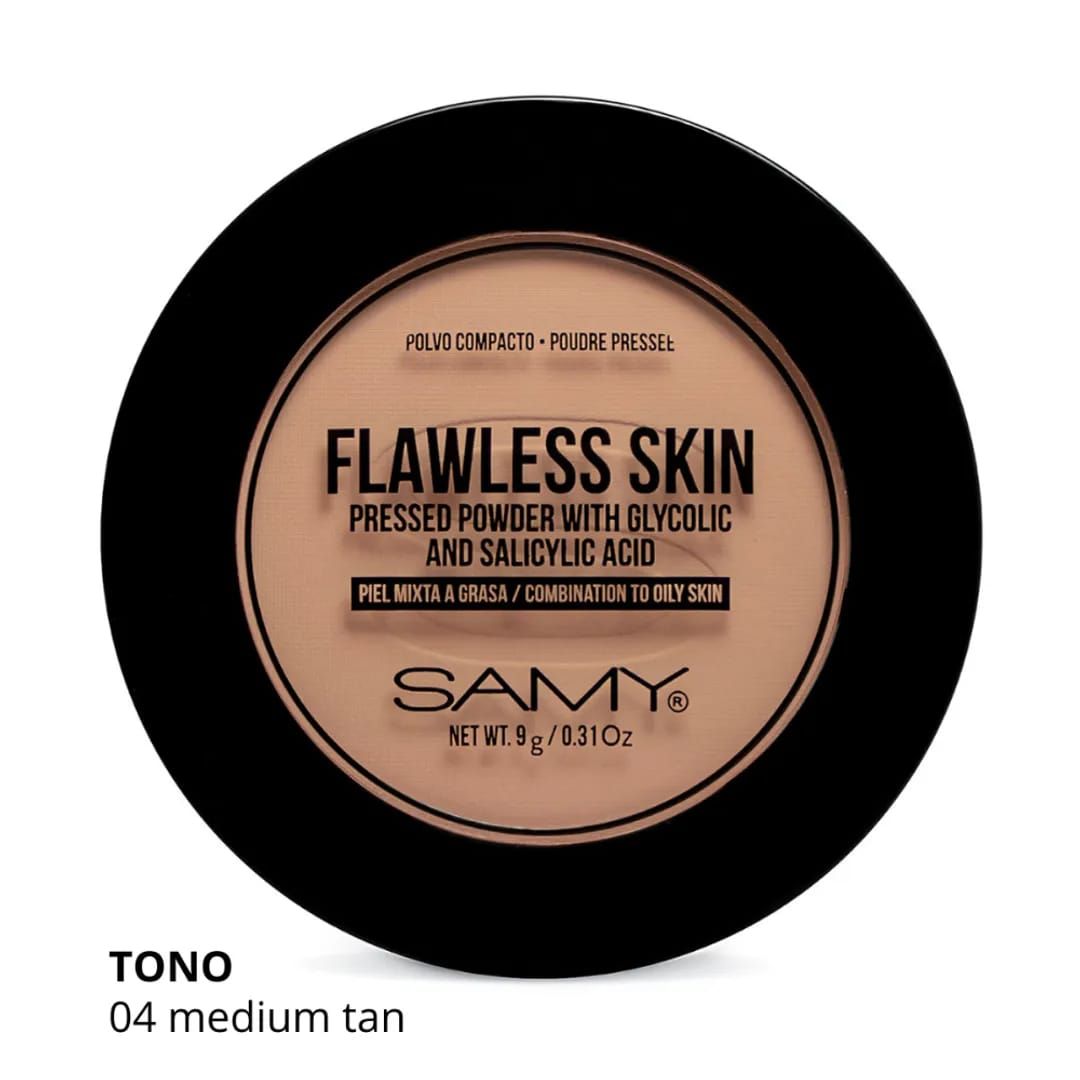 POLVO COMPACTO PIEL MIXTA A GRASA SAMY