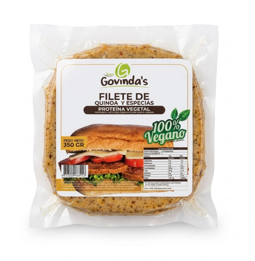 FILETE DE QUINUA VEGANA GOVINDAS