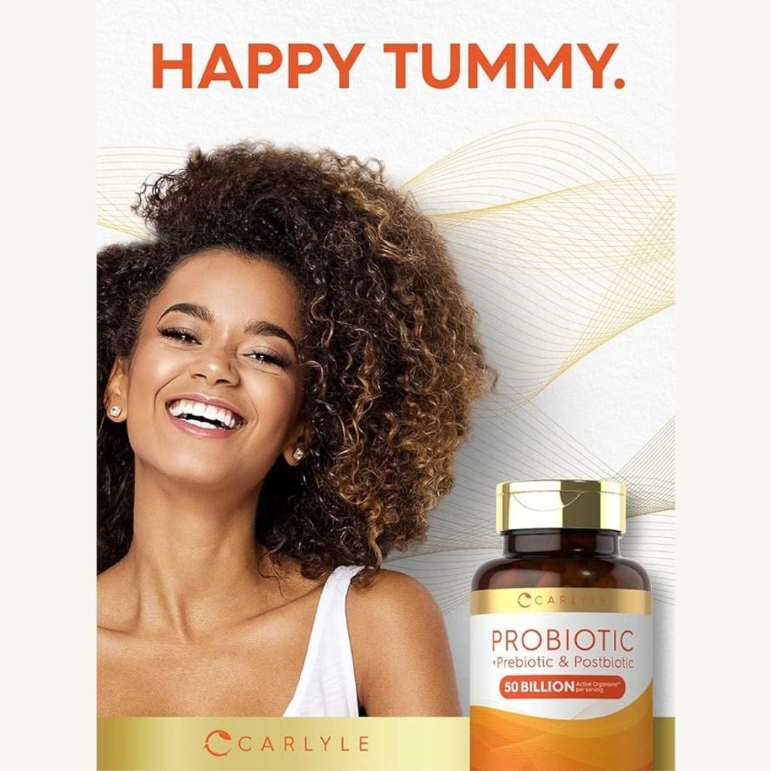 Prebióticos, probióticos y Postbióticos 60 cap CARLYLE
