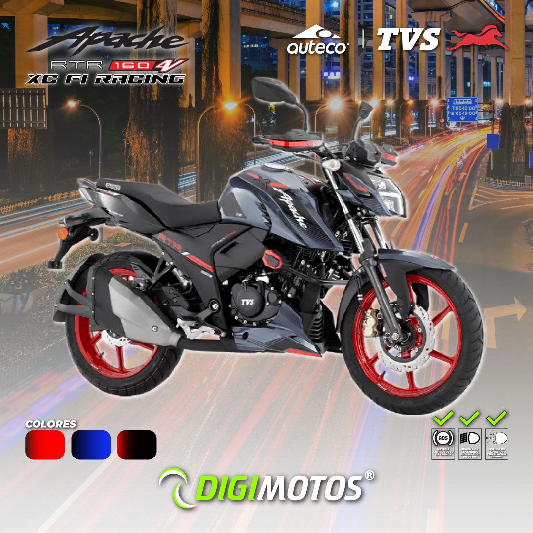 TVS APACHE RTR 160 4V XC FI ABS RACING