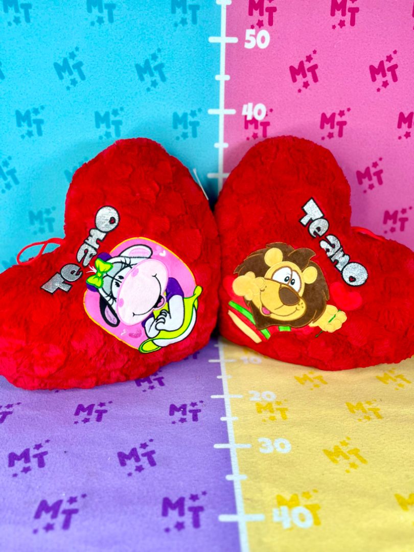 Corazón mensajes animales 30cm IGV